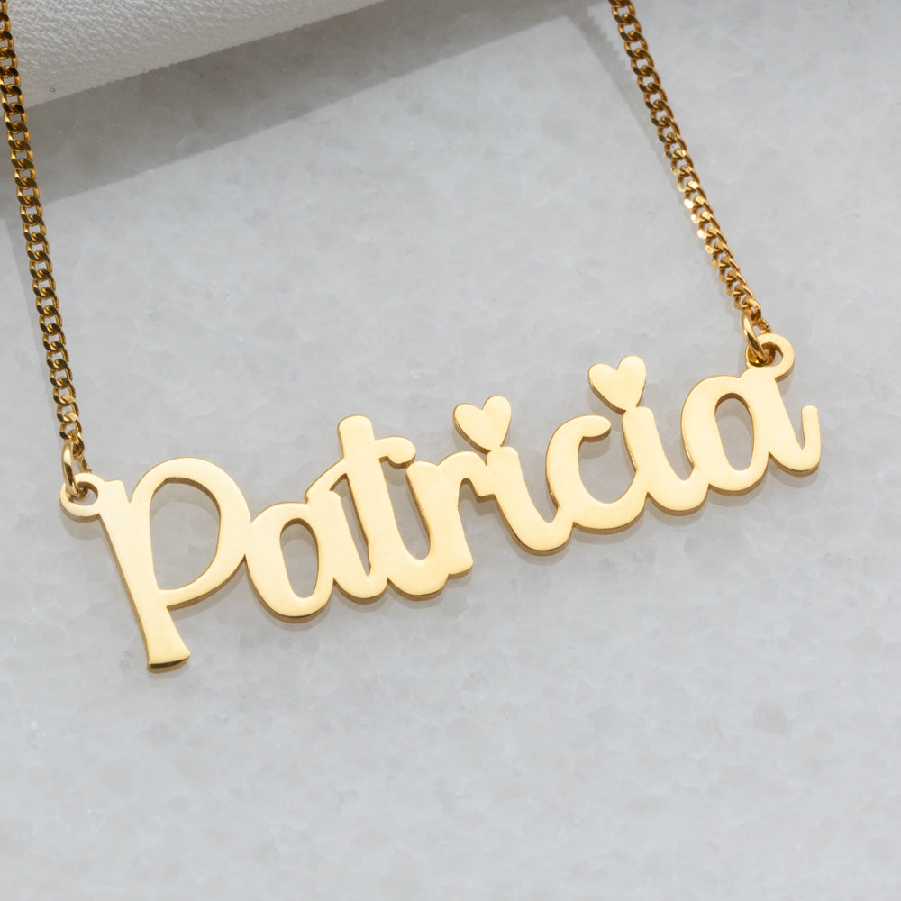 Custom Sterling Silver Name Necklace