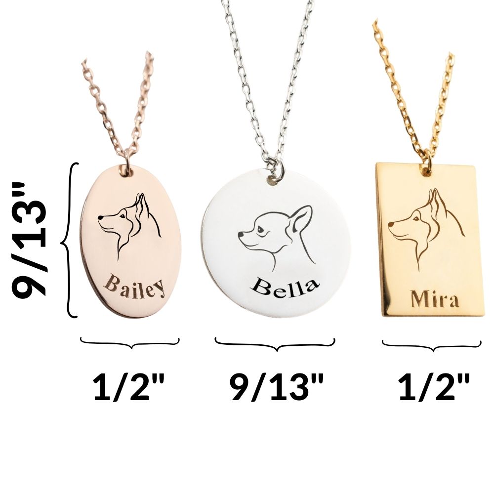 Dog memorial jewelry, a thoughtful gift for pet lovers remembering their furry friends.