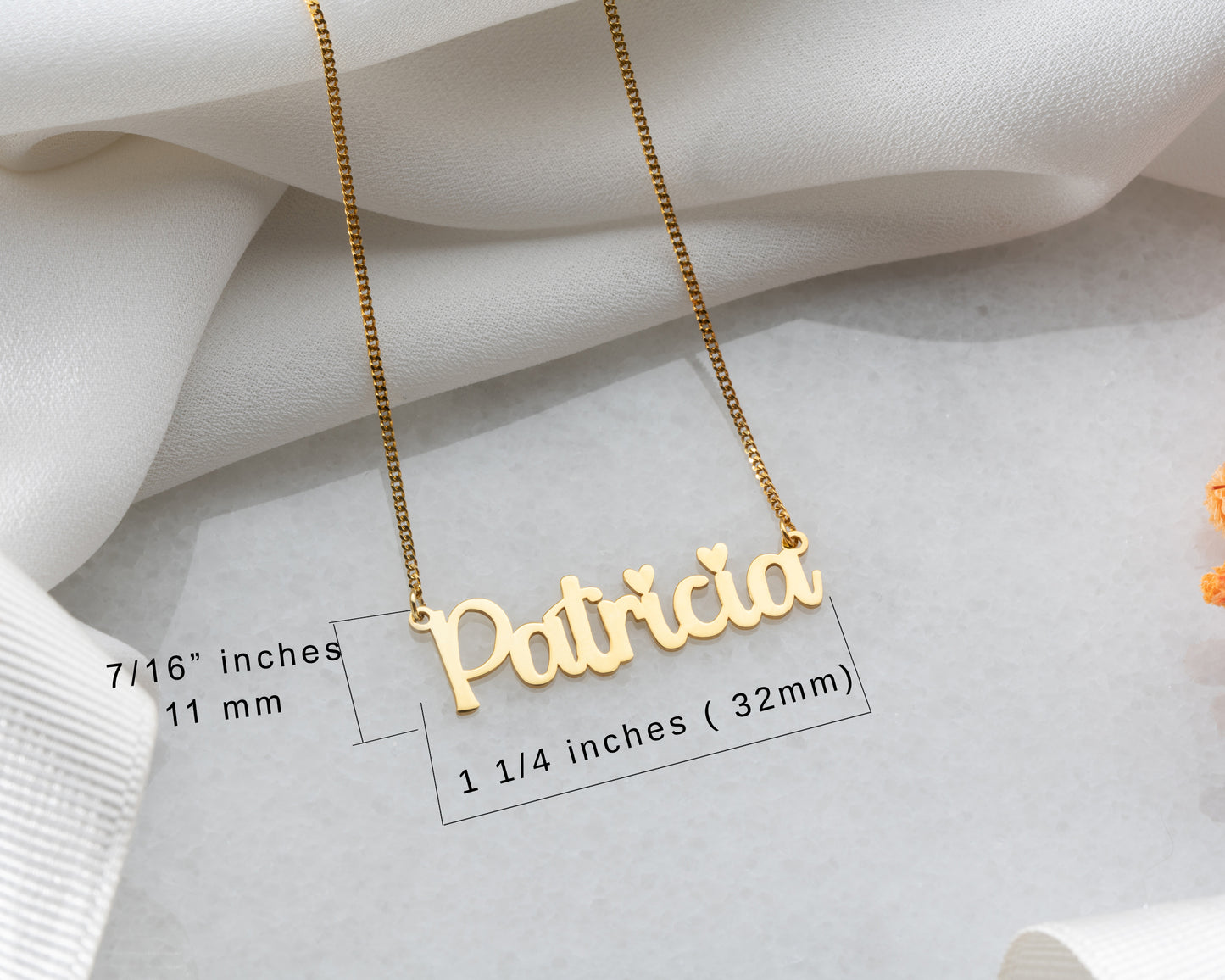 Custom Sterling Silver Name Necklace