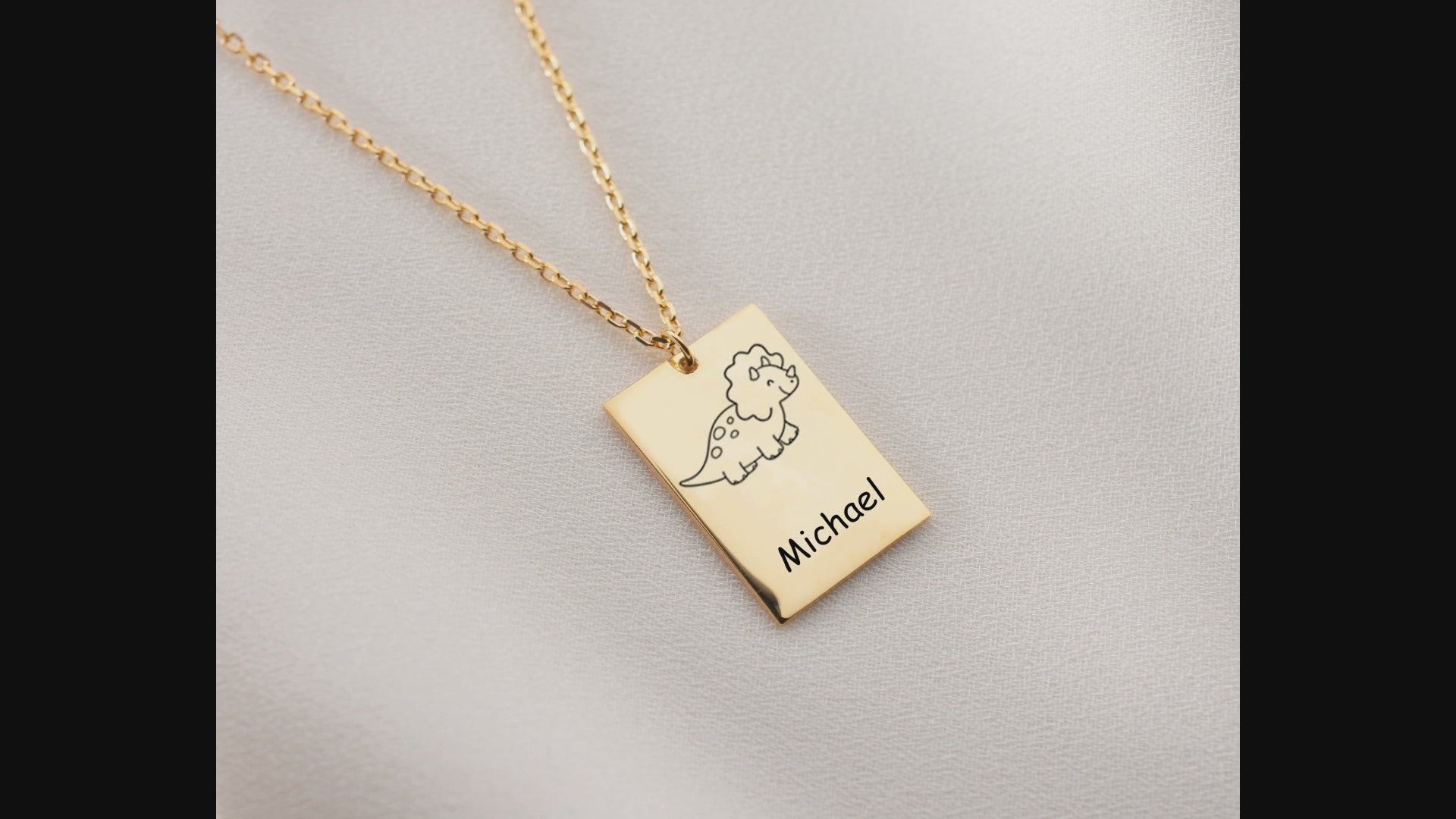 Baby dino necklace, a unique and playful graduation gift, perfect for celebrating achievements with a touch of charm.