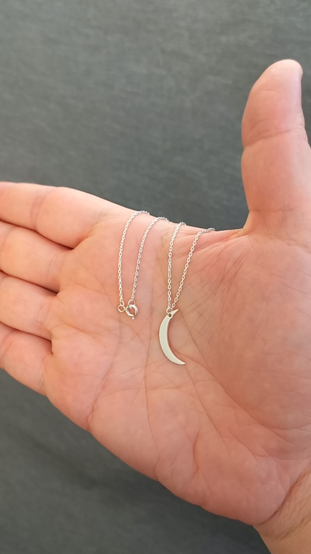 Celestial moon jewelry for her, a thoughtful necklace gift inspired by the night sky.