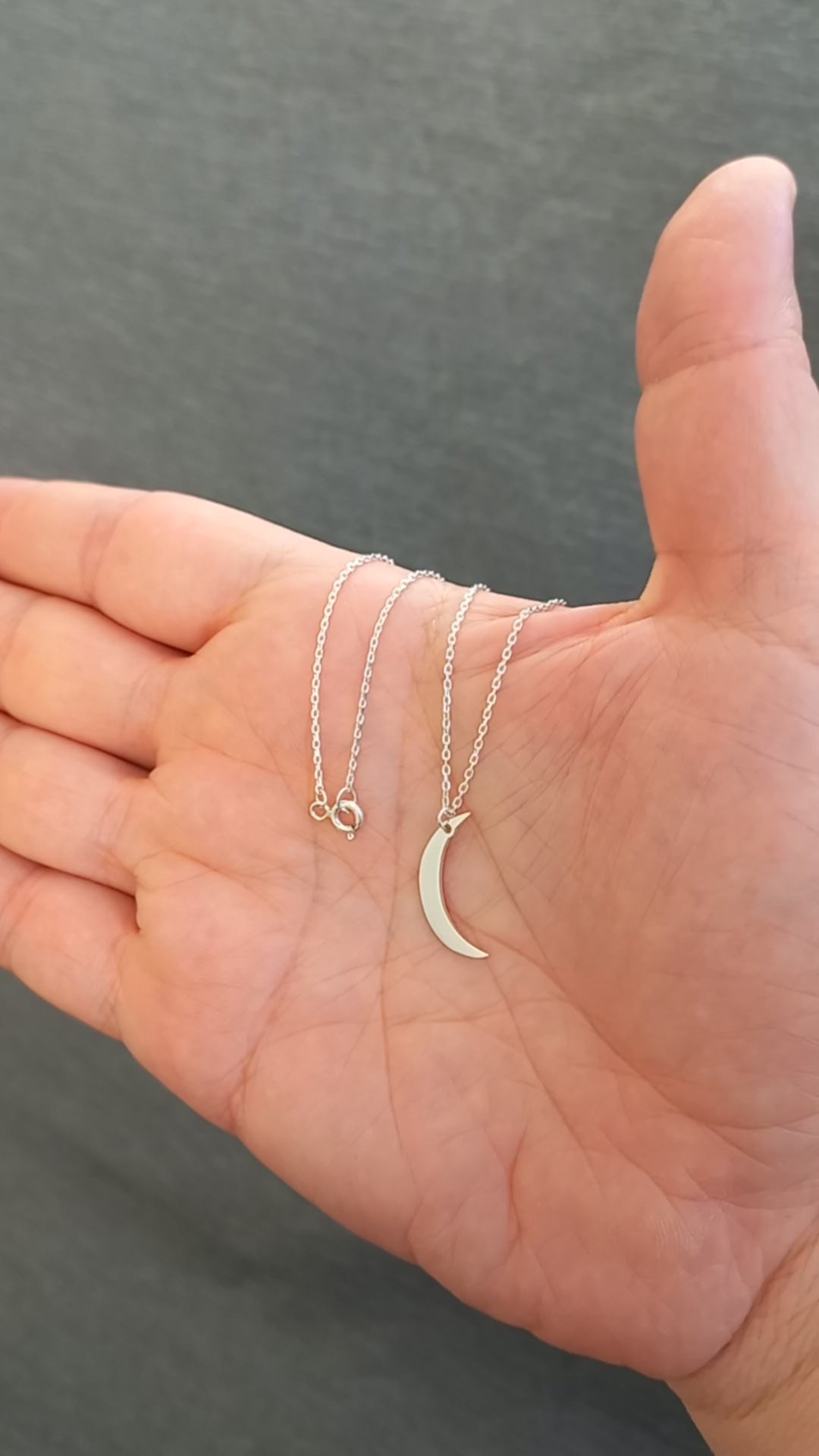 Celestial moon jewelry for her, a thoughtful necklace gift inspired by the night sky.